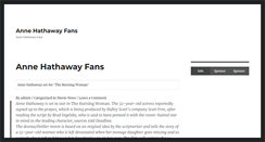 Desktop Screenshot of annehathawayweb.com