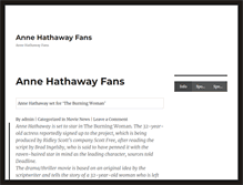 Tablet Screenshot of annehathawayweb.com